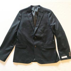 NORDSTROM Black Wool Suit Jacket Spot Coat Blazer Mens 20 / XS